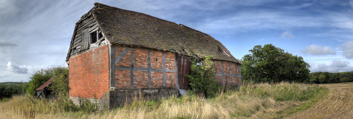 old dilapidated barn