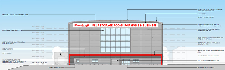 Planning Permission for a major self storage facility