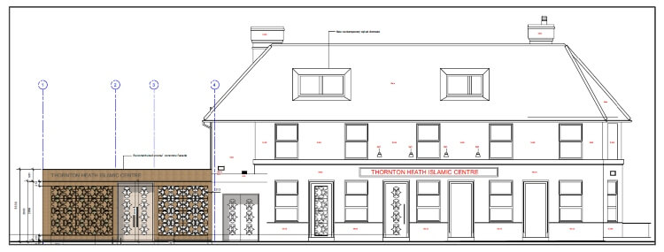 Islamic Centre in Croydon Extension Plan