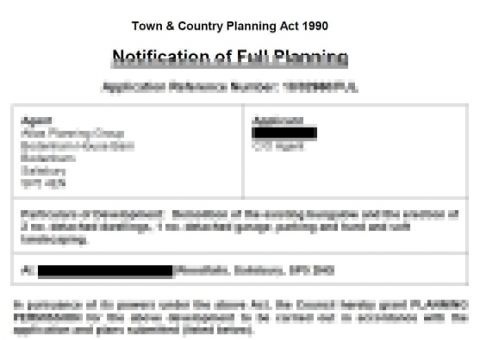 Planning Permission for Two New Homes Granted in Wiltshire